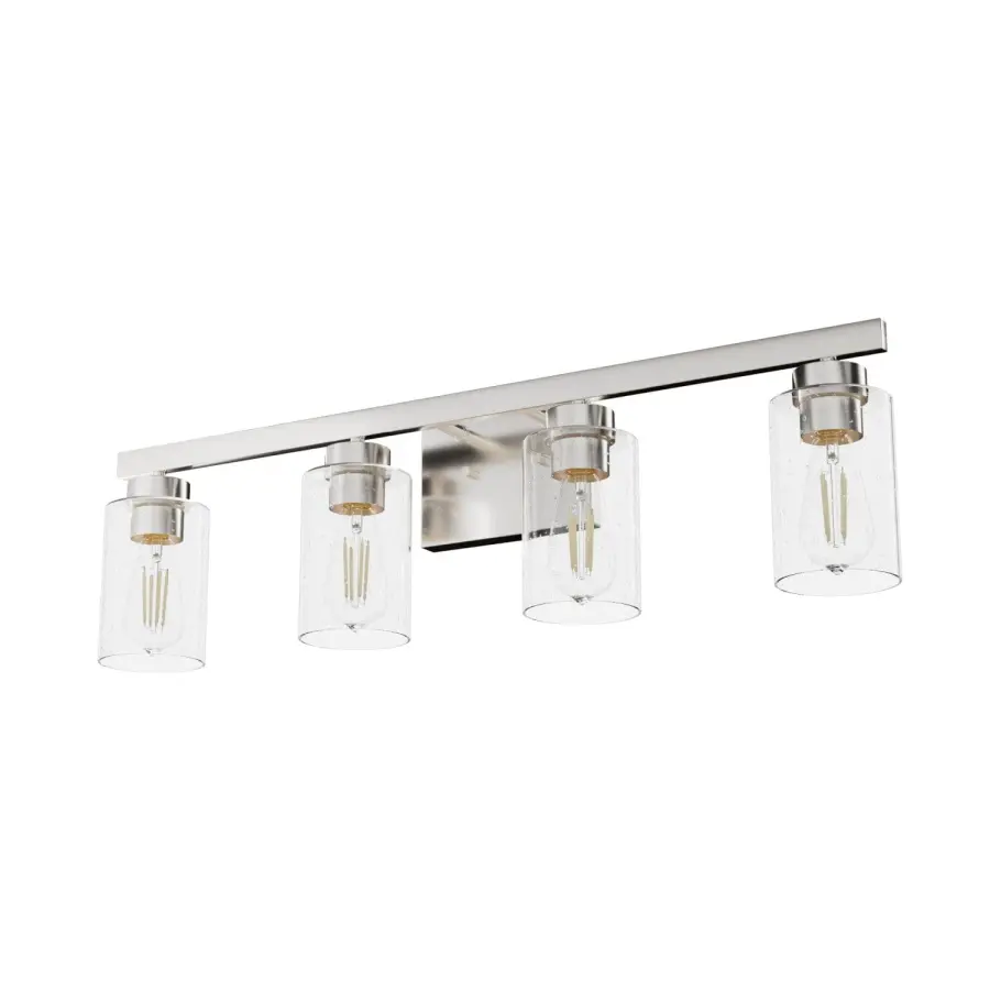 Hartland Four Light Bathroom Vanity in Alturas Gold - Image 1