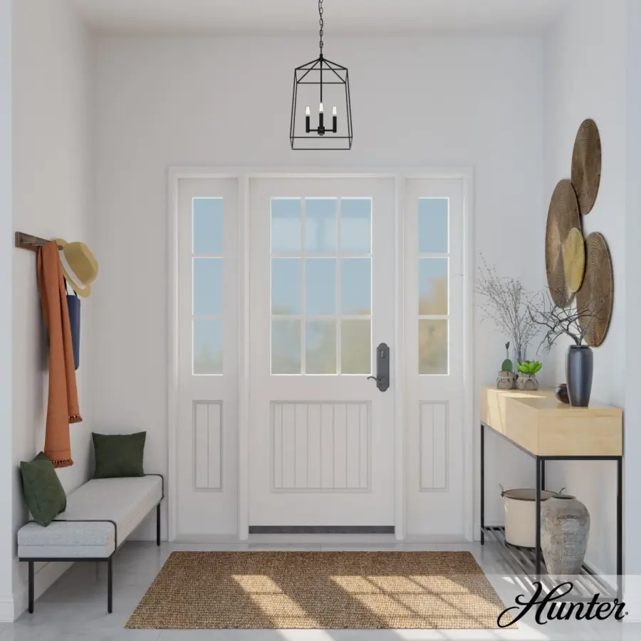 Fair Oaks Four Light Pendant in Matte Black - Image 4