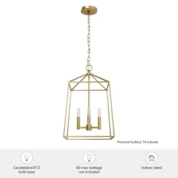 Fair Oaks Four Light Pendant in Matte Black - Image 5