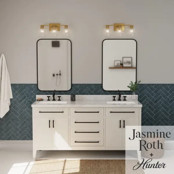 Rossmoor 3-Light Bathroom Vanity in Luxe Gold - Image 3