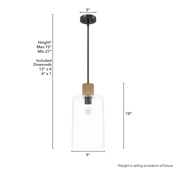 Vanning One Light Pendant in Noble Bronze - Image 4