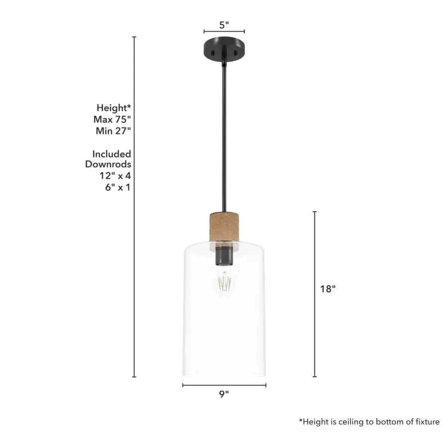 Vanning One Light Pendant in Noble Bronze - Image 4