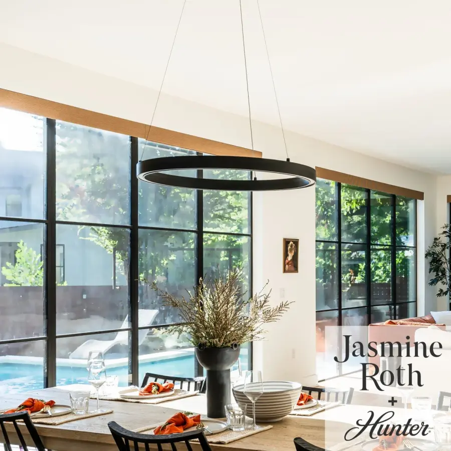 Canoga LED Chandelier in Matte Black - Image 2