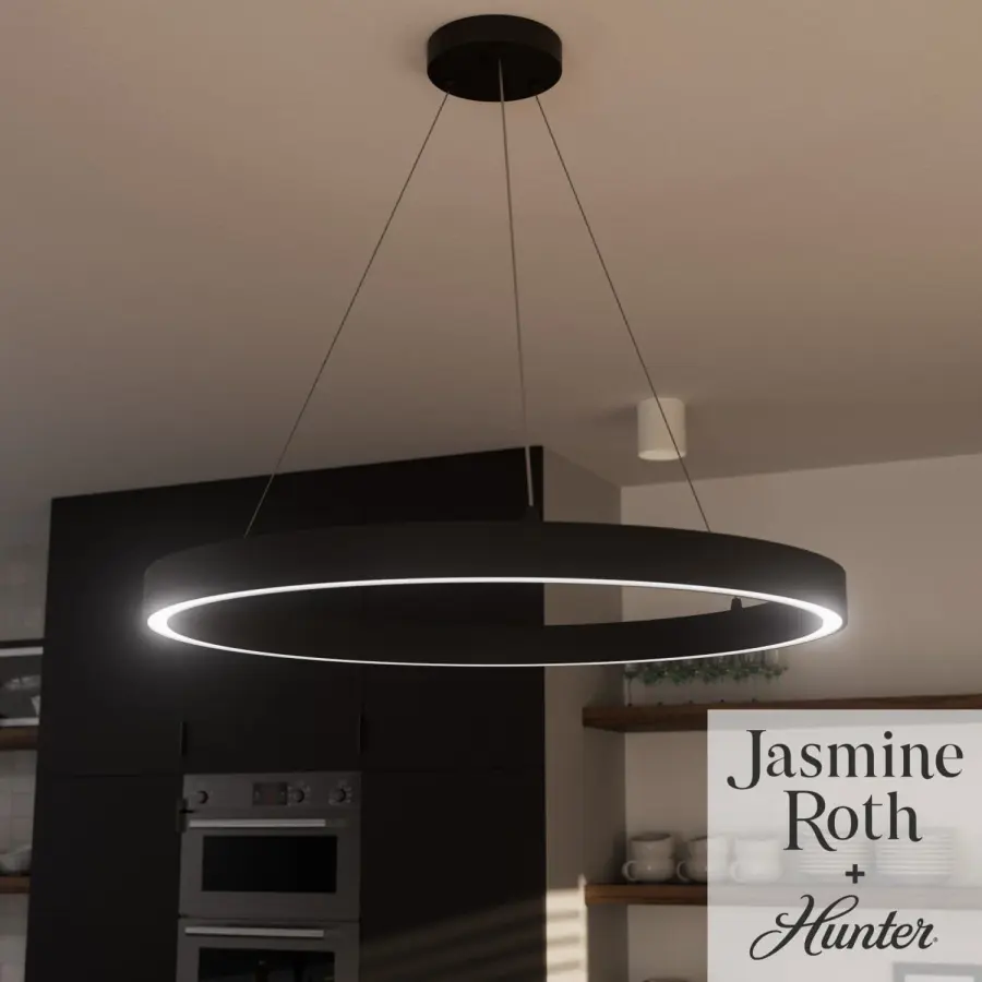 Canoga LED Chandelier in Matte Black - Image 3