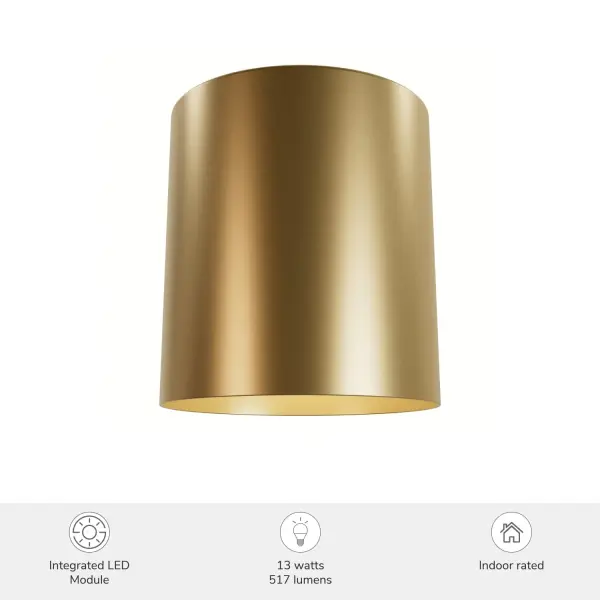 Canoga LED Flush Mount in Matte Black - Image 11