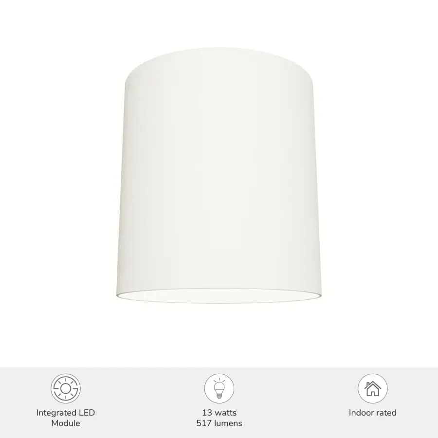 Canoga LED Flush Mount in Matte Black - Image 12