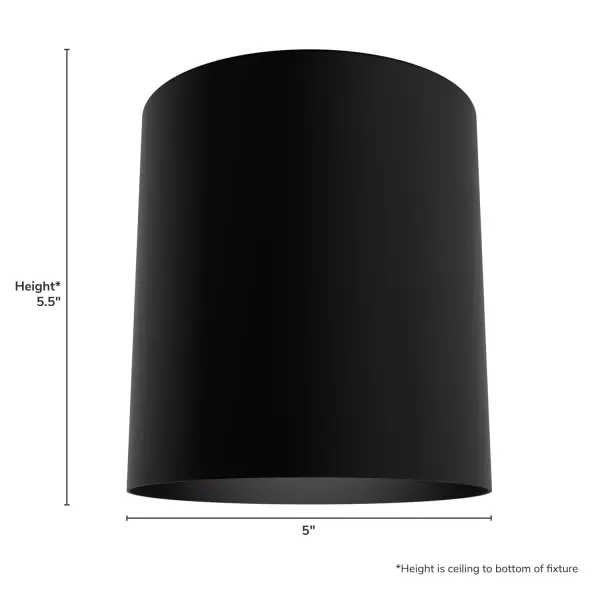 Canoga LED Flush Mount in Matte Black - Image 13