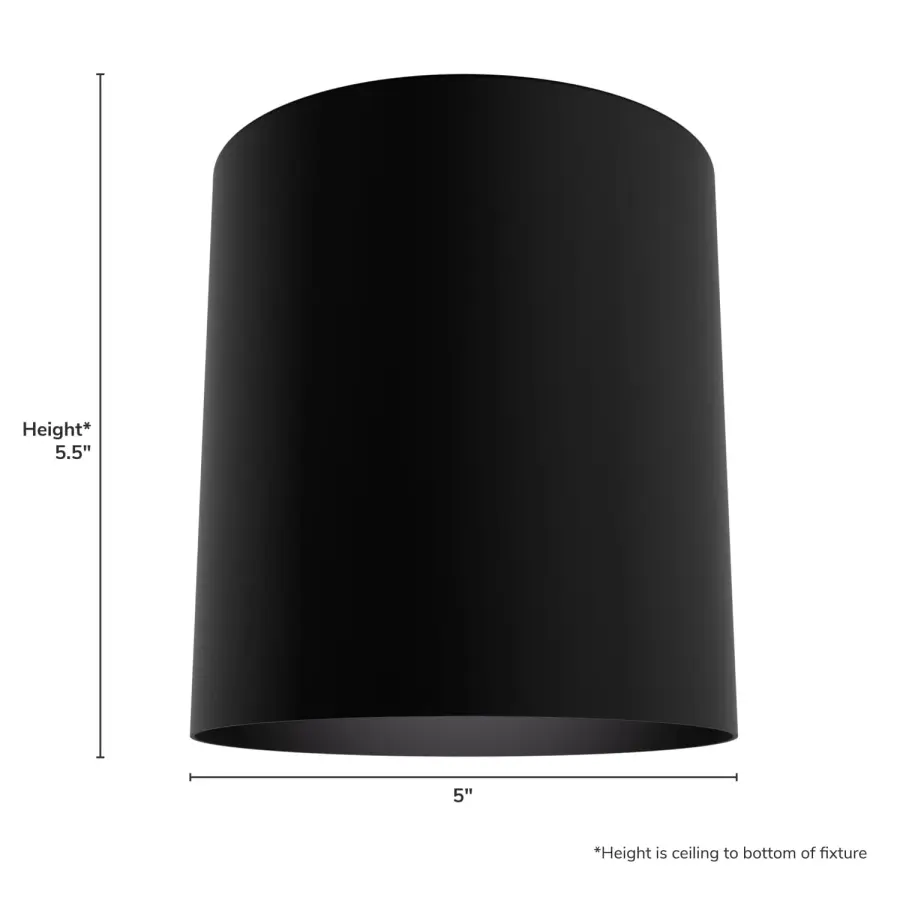 Canoga LED Flush Mount in Matte Black - Image 13