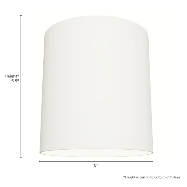 Canoga LED Flush Mount in Matte Black - Image 15