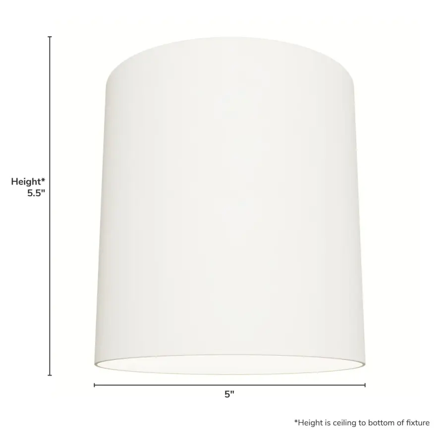 Canoga LED Flush Mount in Matte Black - Image 15