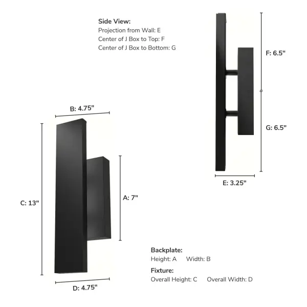 Canoga LED Wall Sconce in Matte Black - Image 10