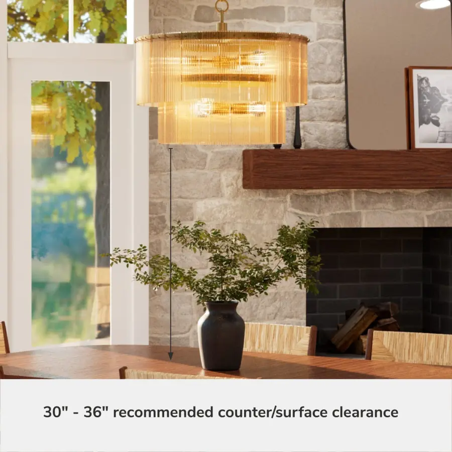 Ontario Six Light Chandelier in Matte Black - Image 14