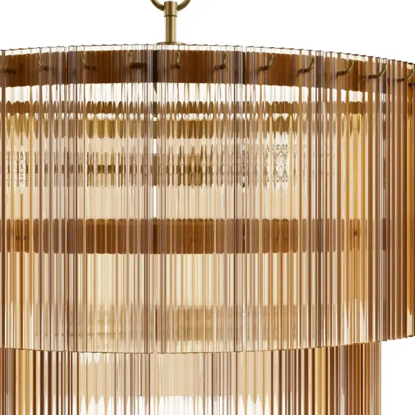 Ontario Six Light Chandelier in Matte Black - Image 18
