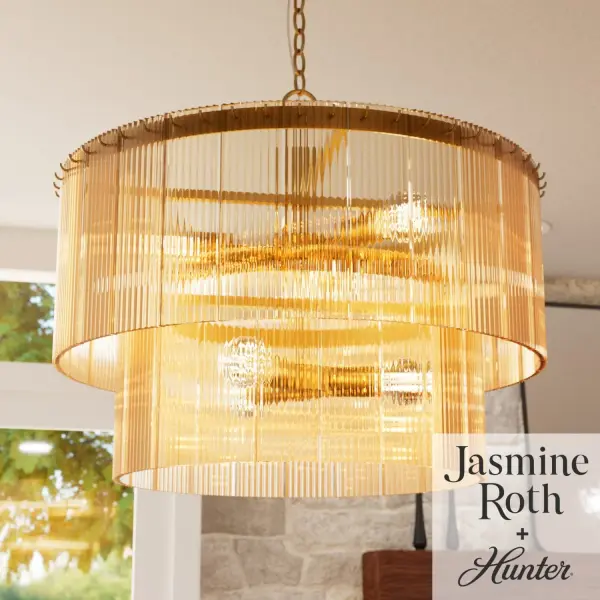 Ontario Six Light Chandelier in Matte Black - Image 3