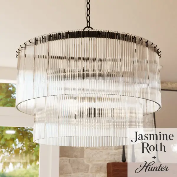 Ontario Six Light Chandelier in Matte Black - Image 4