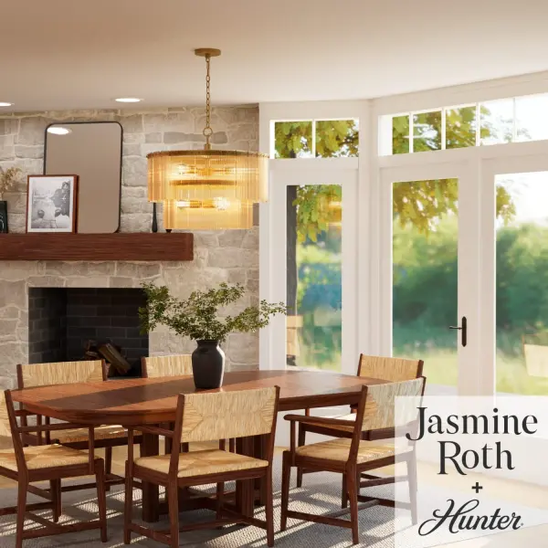 Ontario Six Light Chandelier in Matte Black - Image 5