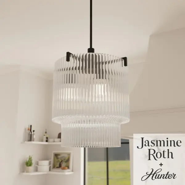 Ontario Three Light Pendant in Matte Black - Image 4