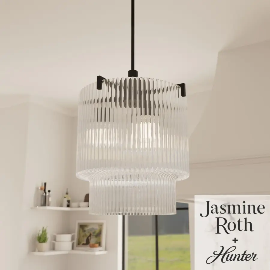 Ontario Three Light Pendant in Matte Black - Image 4