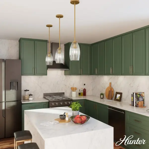 Rossmoor One Light Pendant in Luxe Gold - Image 2