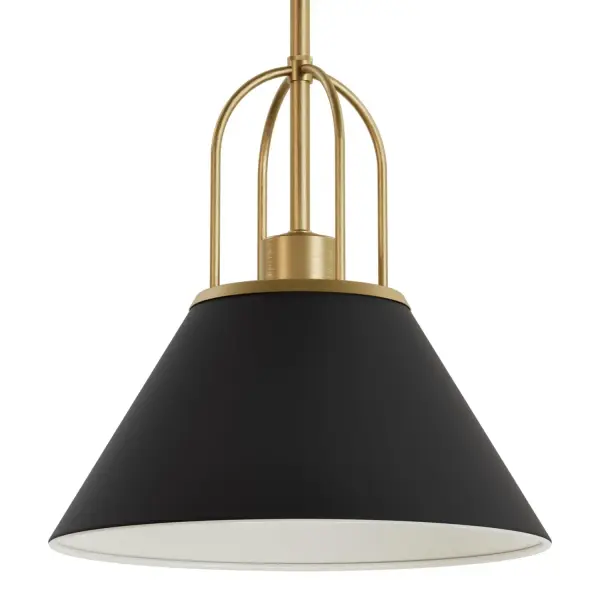 Carrington Isle One Light Pendant in Matte Black - Image 7