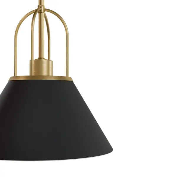 Carrington Isle One Light Pendant in Matte Black - Image 8