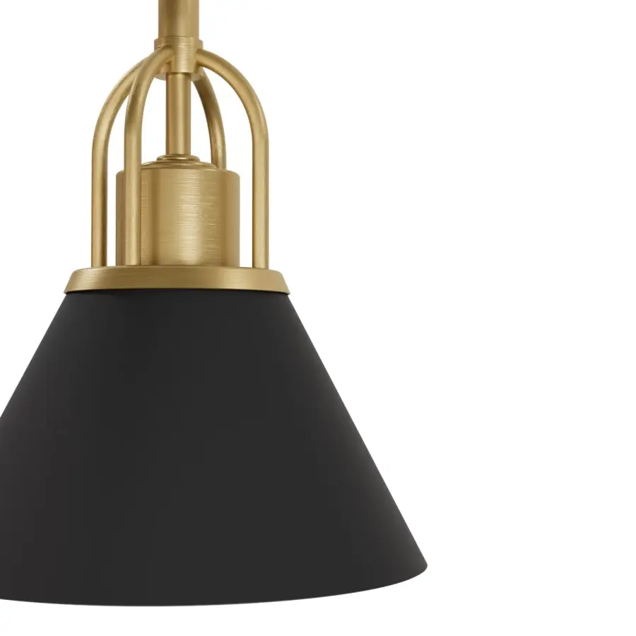 Carrington Isle One Light Pendant in Matte Black - Image 8