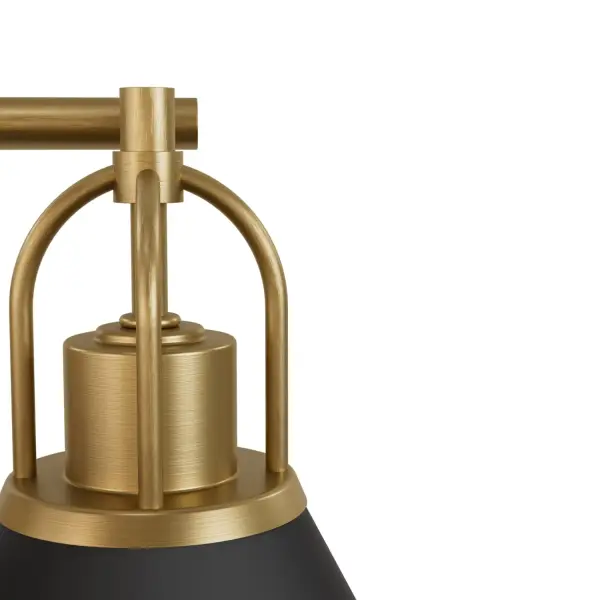 Carrington Isle Three Light Vanity in Matte Black - Image 9