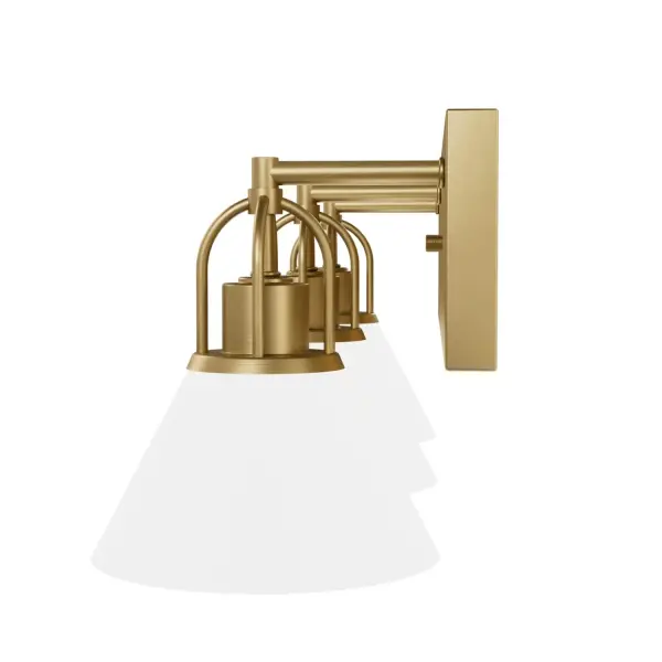 Carrington Isle 3-Light Bathroom Vanity in Luxe Gold - Image 7