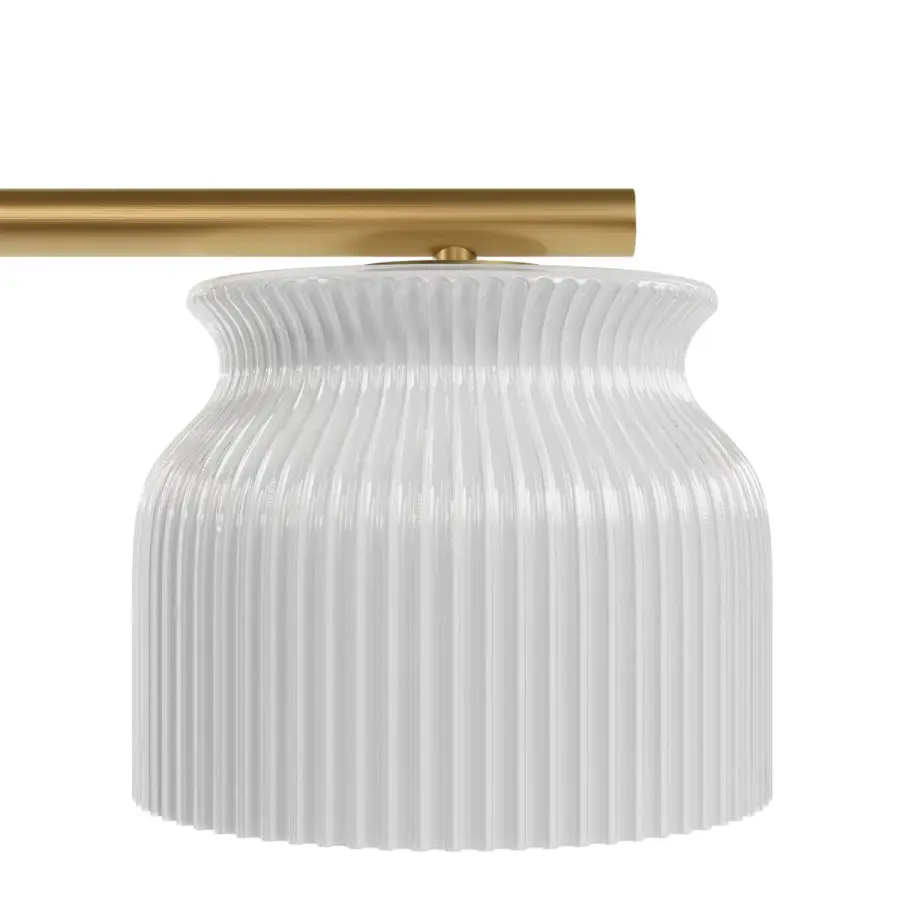 Harlowe Five Light Linear Chandelier in Luxe Gold - Image 10