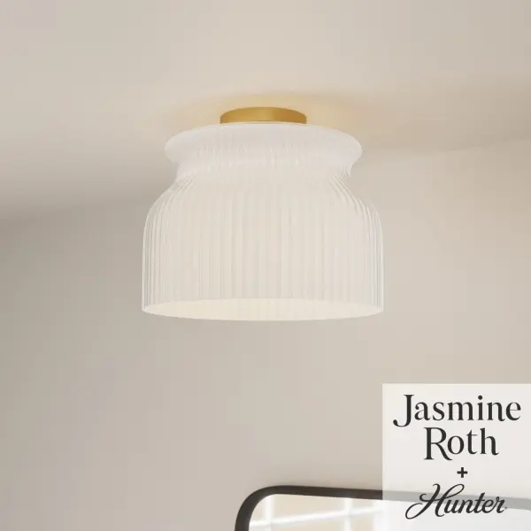 Harlowe One Light Flush Mount in Luxe Gold - Image 2