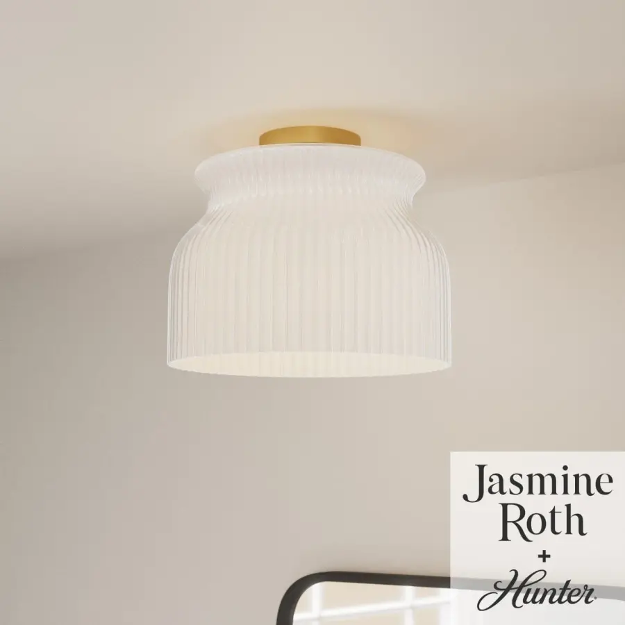 Harlowe One Light Flush Mount in Luxe Gold - Image 2