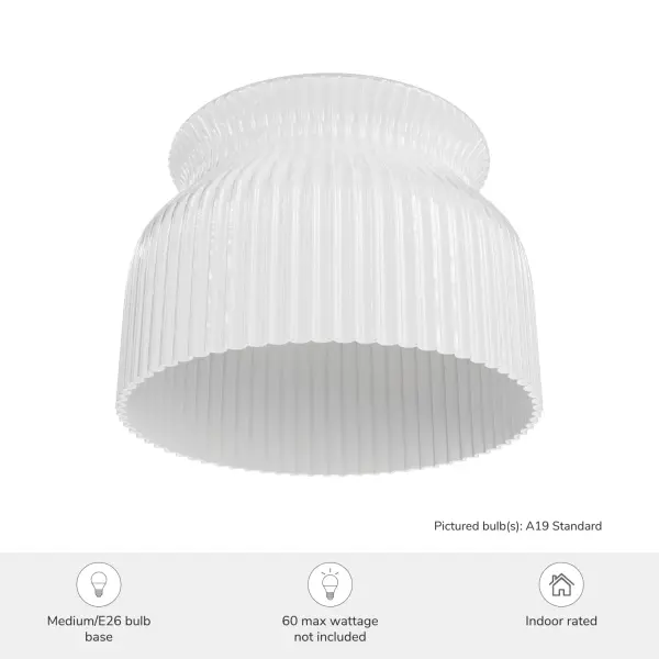 Harlowe One Light Flush Mount in Luxe Gold - Image 4