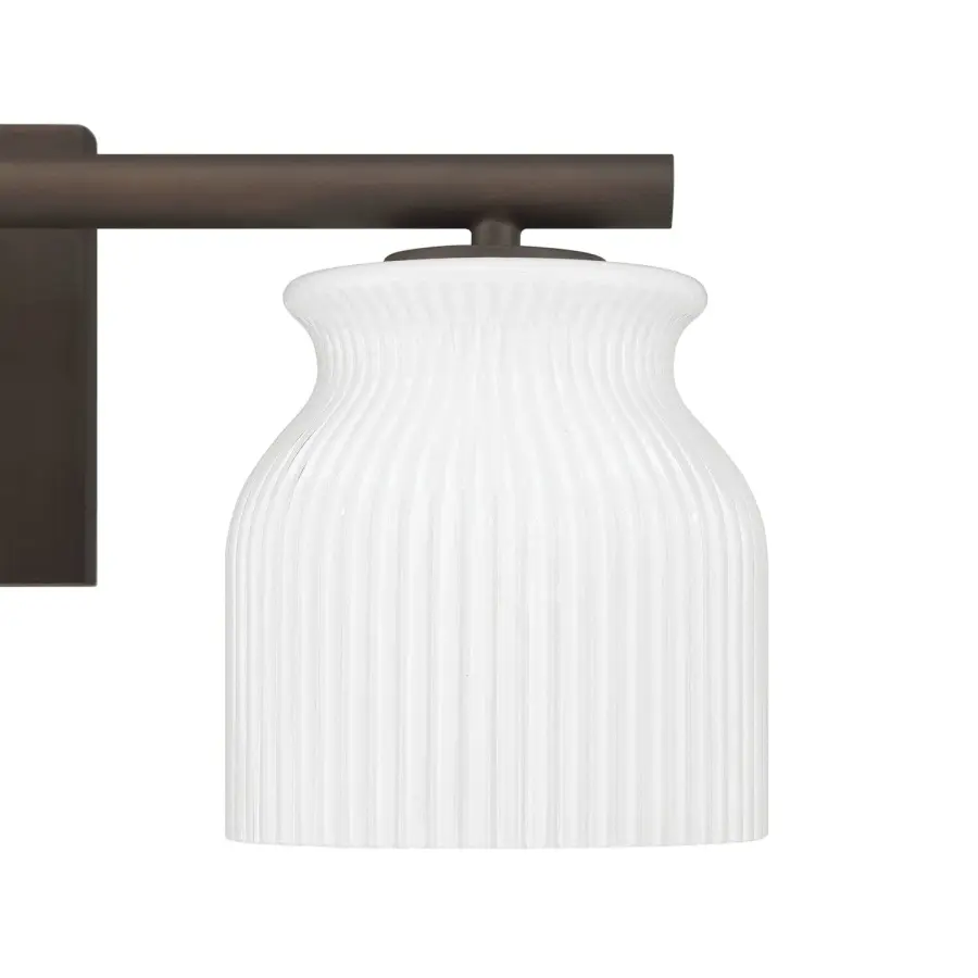 Harlowe Three Light Bathroom Vanity in Luxe Gold - Image 17