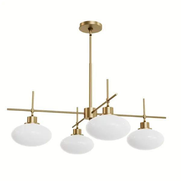 Getty Four Light Chandelier in Luxe Gold - Image 8