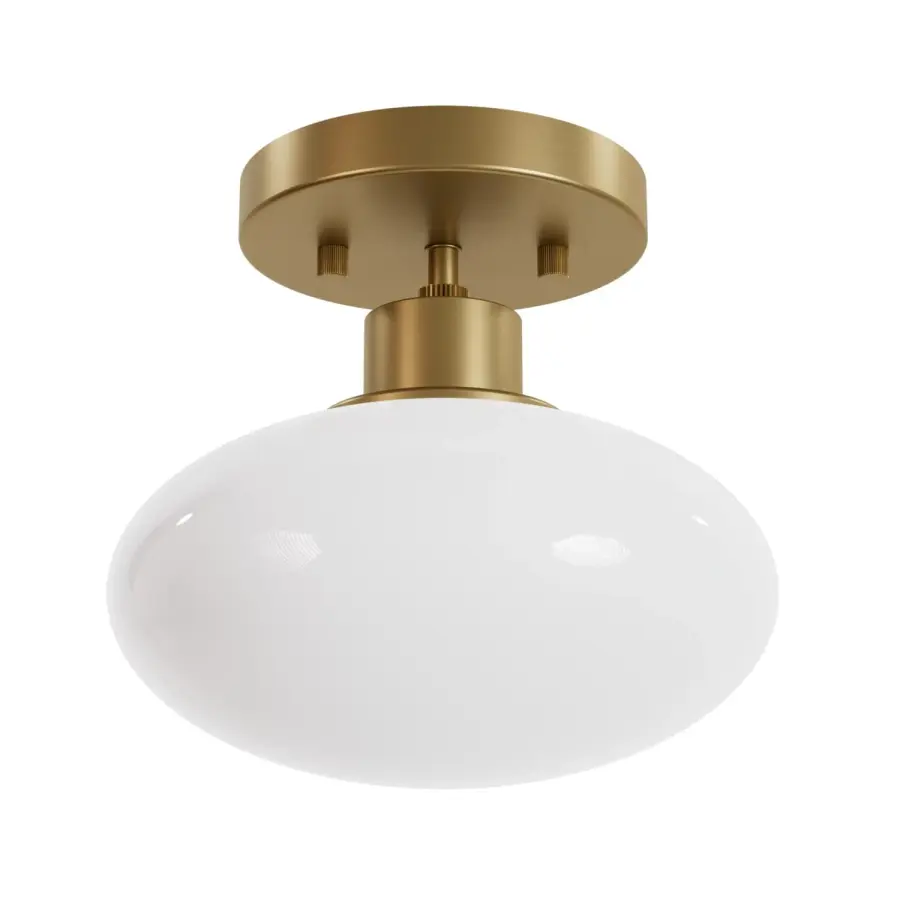Getty One Light Flush Mount in Luxe Gold - Image 7