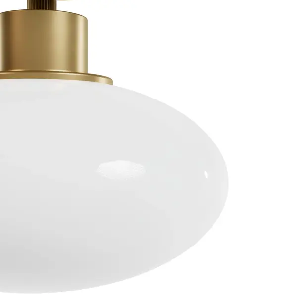 Getty One Light Flush Mount in Luxe Gold - Image 8