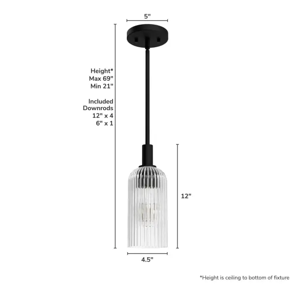 Beverly Glen One Light Mini Pendant in Matte Bronze - Image 14