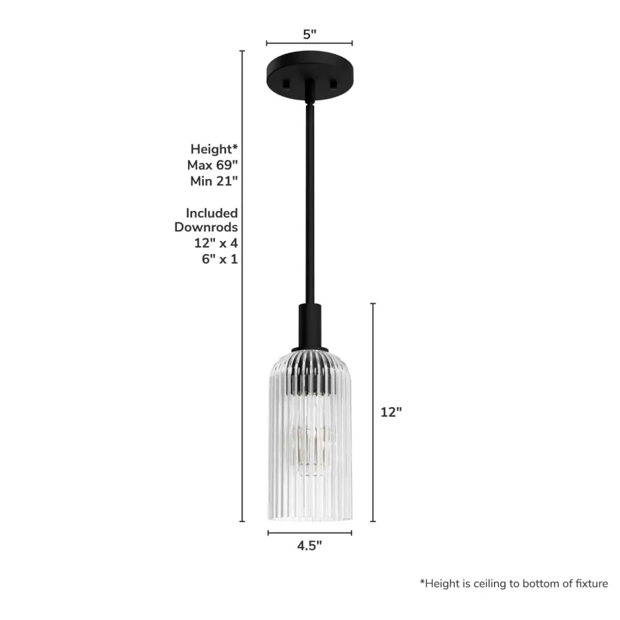 Beverly Glen One Light Mini Pendant in Matte Bronze - Image 14