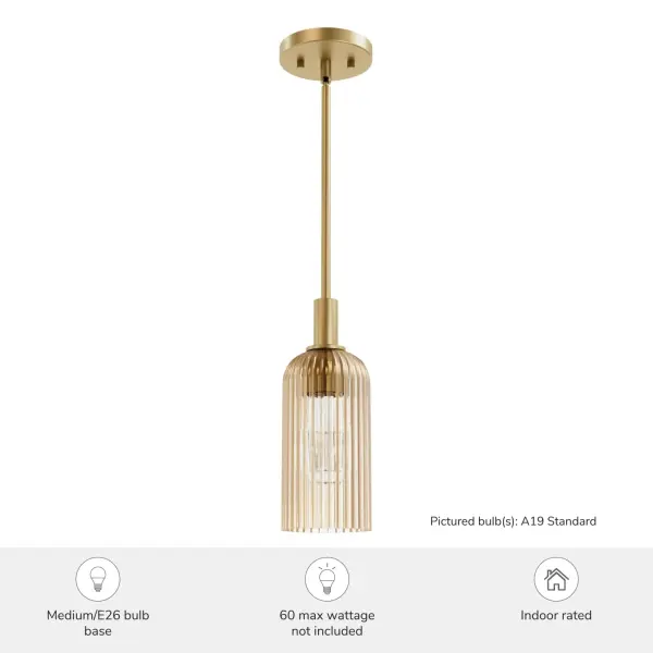Beverly Glen One Light Mini Pendant in Matte Bronze - Image 9