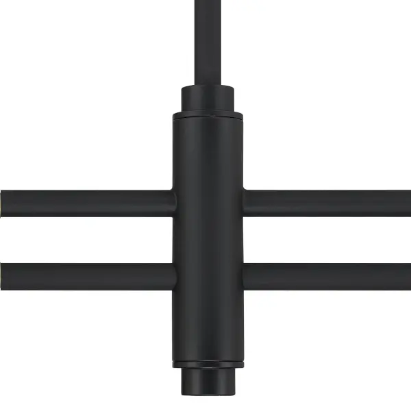 Camelia Stem Two Light Linear Chandelier in Matte Black - Image 16