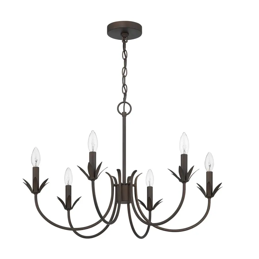 Junie Bud Six Light Chandelier in Luxe Gold - Image 14