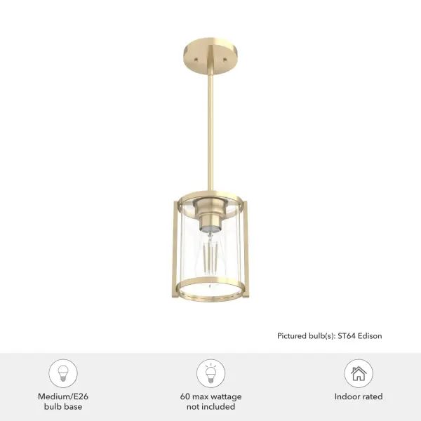 Astwood One Light Pendant in Brushed Nickel - Image 11
