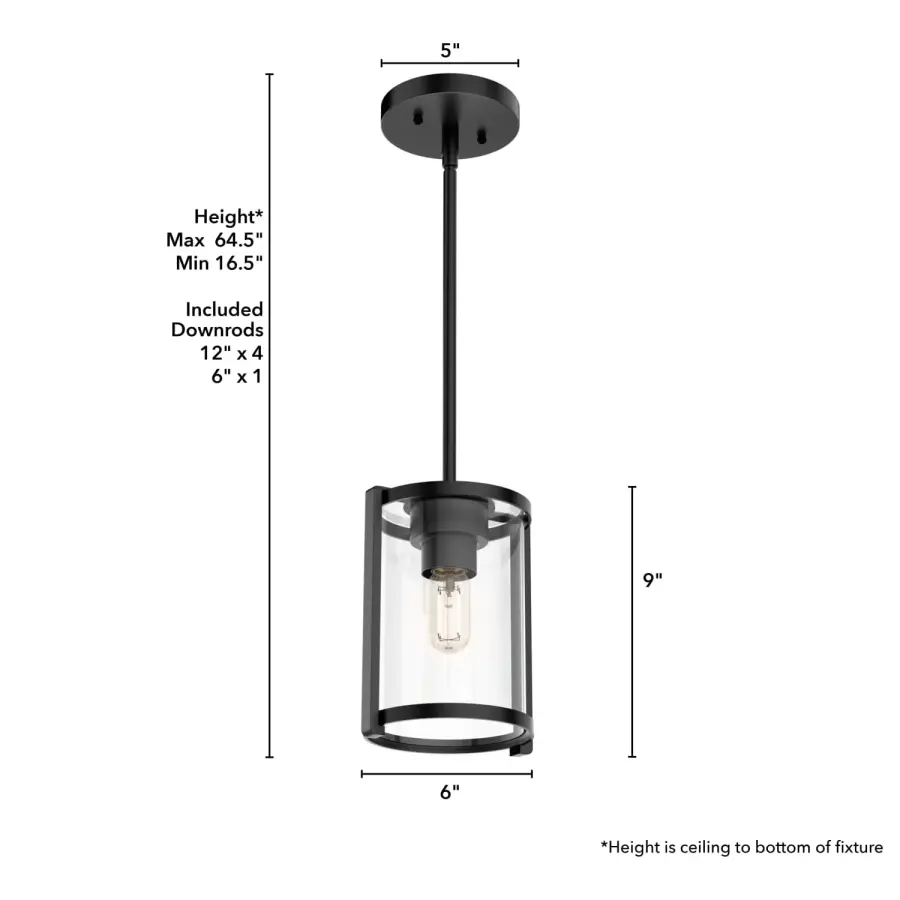 Astwood One Light Pendant in Brushed Nickel - Image 16