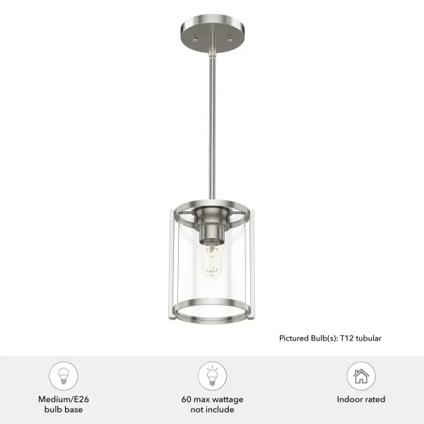 Astwood One Light Pendant in Brushed Nickel - Image 9