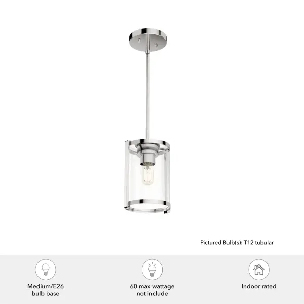 Astwood One Light Pendant in Brushed Nickel - Image 10