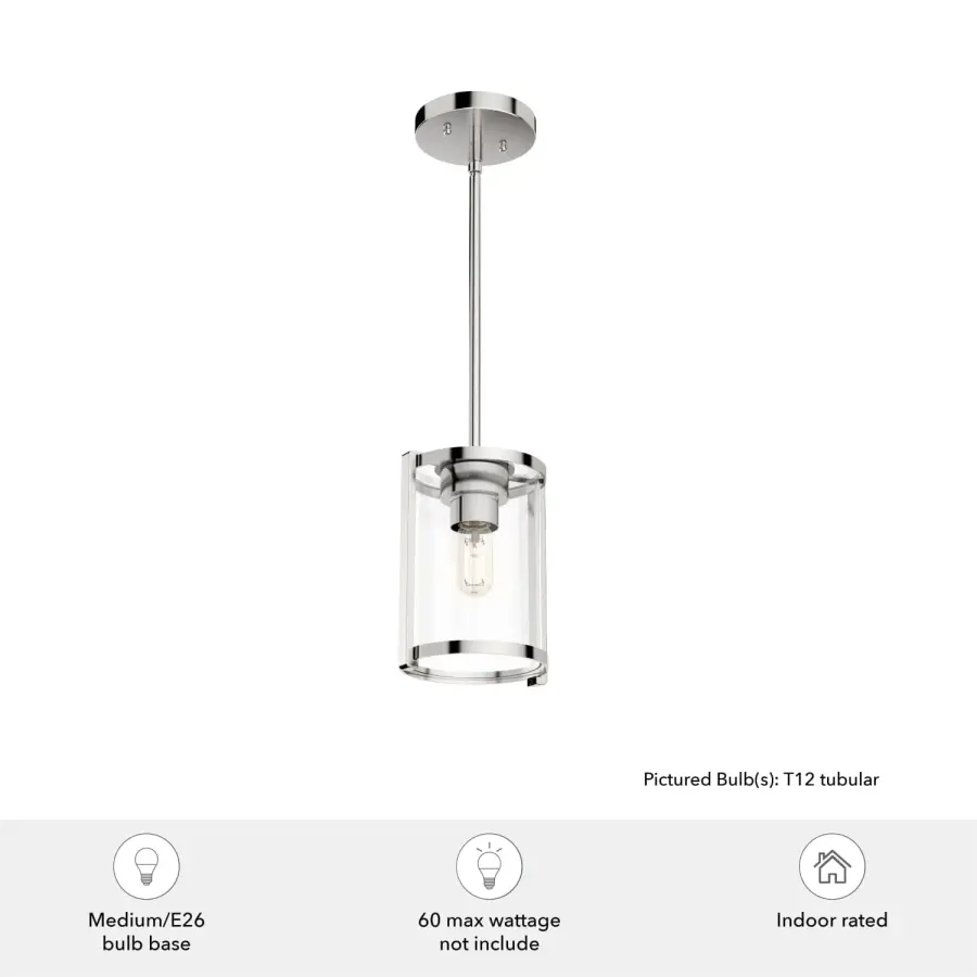Astwood One Light Pendant in Brushed Nickel - Image 10
