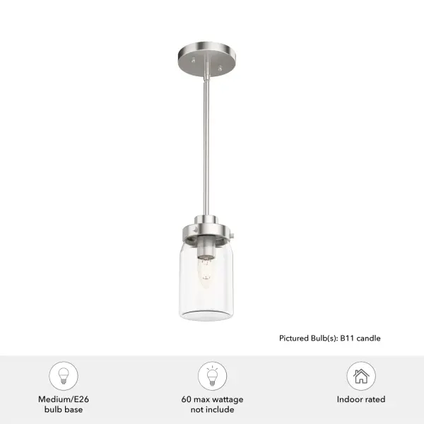Devon Park One Light Pendant in Onyx Bengal - Image 5