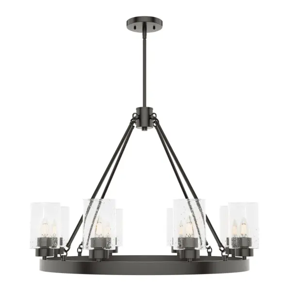 Hartland 8-Light Round Chandelier in Brushed Nickel - Image 16