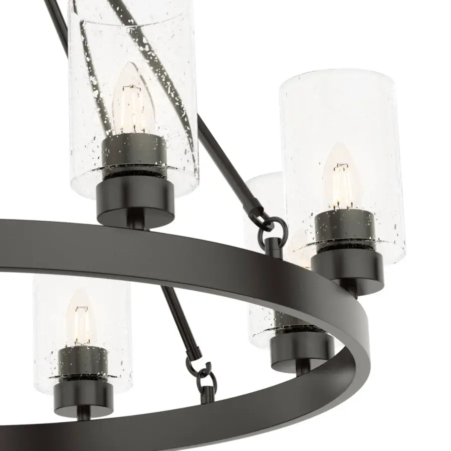Hartland 8-Light Round Chandelier in Brushed Nickel - Image 18