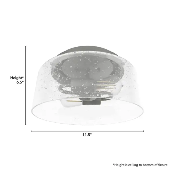 Hartland Two Light Flush Mount in Matte Silver - Image 14